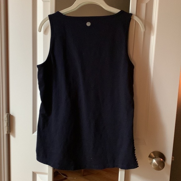 Talbots Navy Striped Tank‎ - Picture 3 of 5